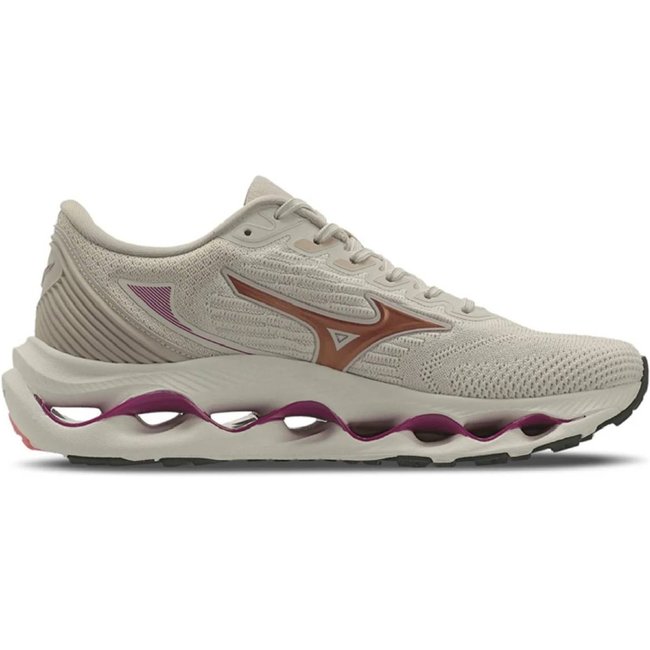 Tênis Mizuno Wave Legend 4 - Feminino - Bege