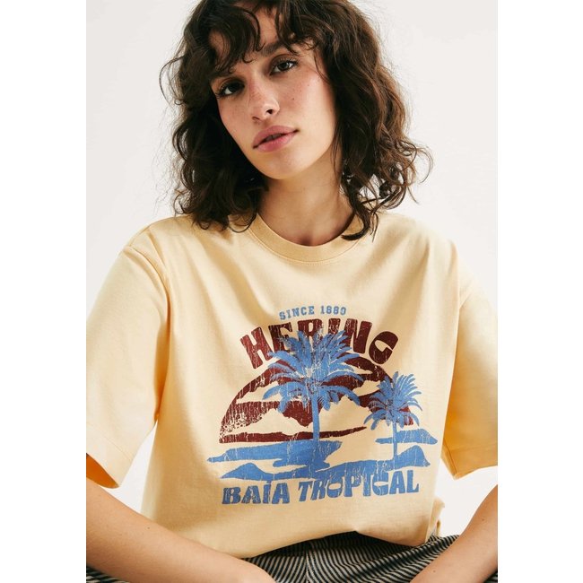 Camiseta Feminina Manga Curta Oversized Hering