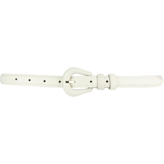 Cinto Nua Duza Couro Legitimo Off White