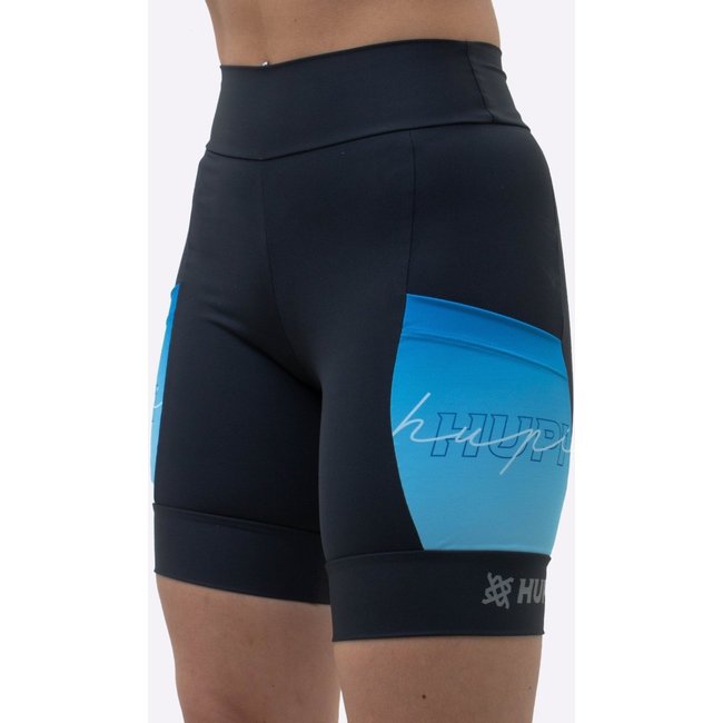 Bermuda Compressão Feminina HUPI Longa Colors Azul, Cor: AZUL, Tamanho: G Azul