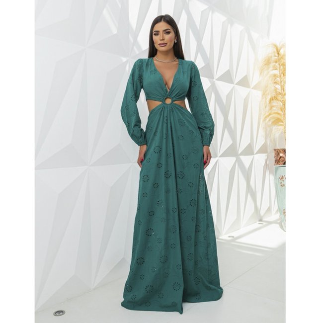 Vestido De Festa Auston Rebecca Verde