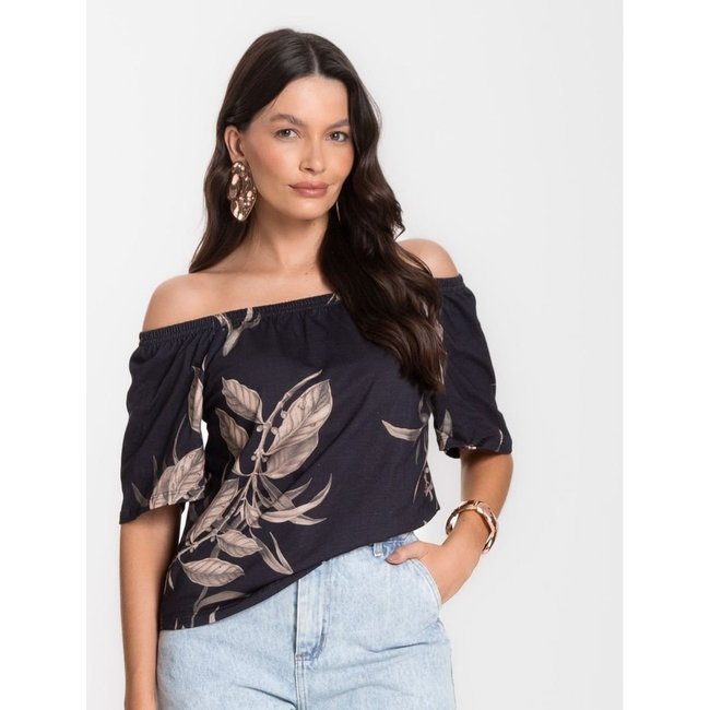 Blusa Feminina Ciganinha Infinita Cor Bege
