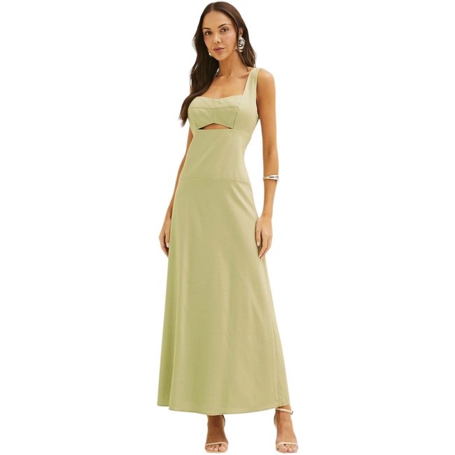 Vestido Forum Linho Verde