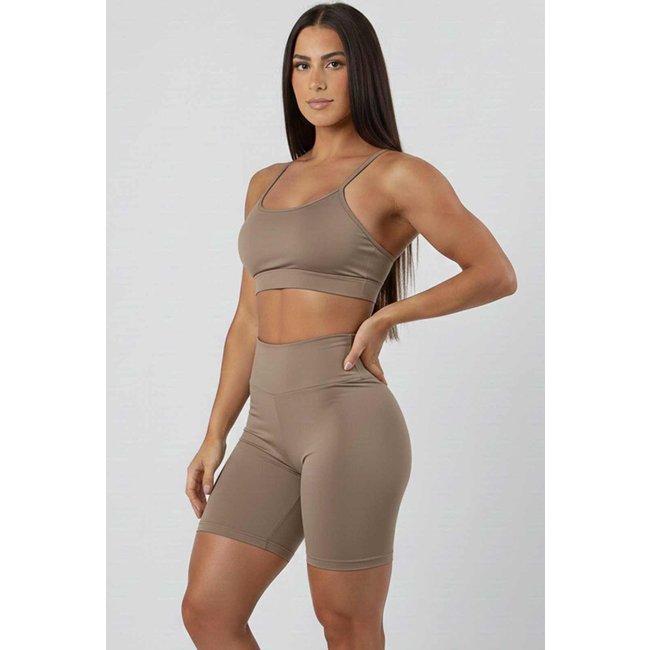 Bermuda Anagua Compressão Segunda Pele Bermudinha Feminina Bege