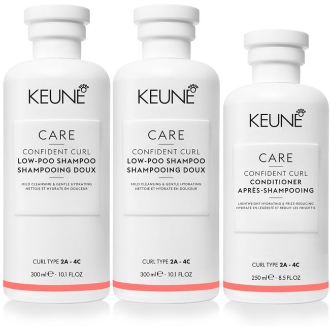 Kit Keune Care Confident Curl Shampoo Extra e Condicionador (3 produtos)