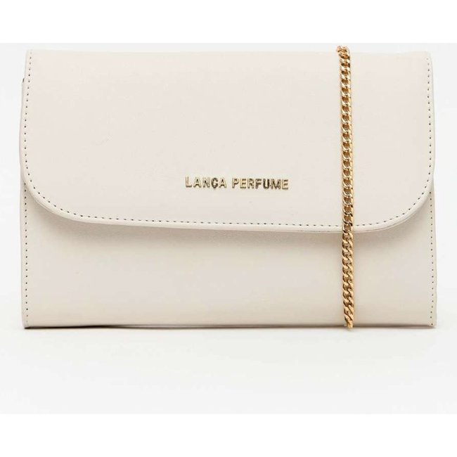Bolsa Crossbody Lança Perfume Letras Pr26 Off White Feminino