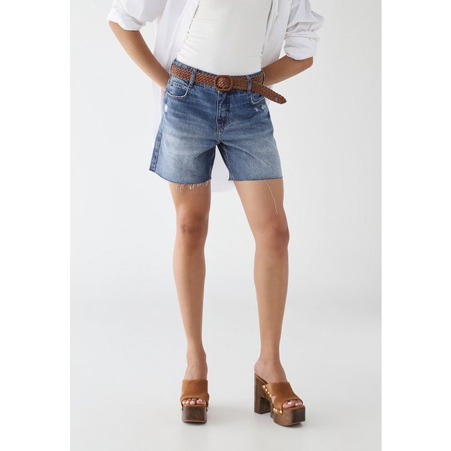 Bermuda Feminina Colcci Jeans Reta Azul