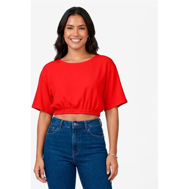 Blusa Feminina Em Viscose Infinita Cor Laranja