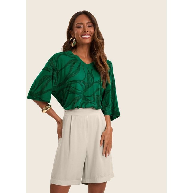 Blusa Feminina em Viscotorcion Rovitex Verde