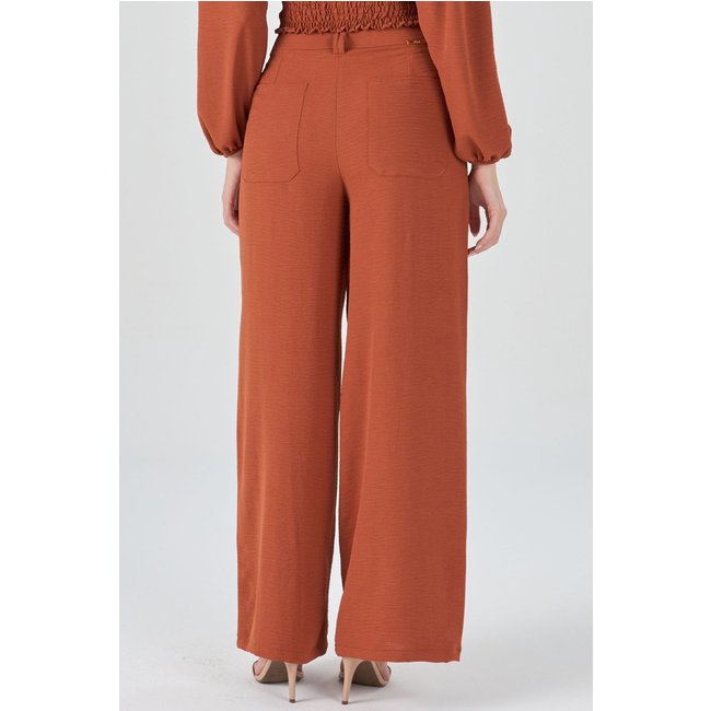 Calça PKS Wide Leg Terracota