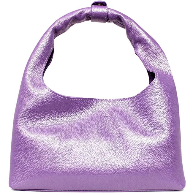 Bolsa Sack Bag em Couro Artlux SB-001 Violeta Pearly