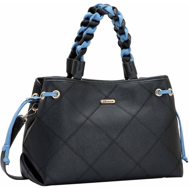 Bolsa Feminina Chenson Original Pesponto Mão Preto 3484887
