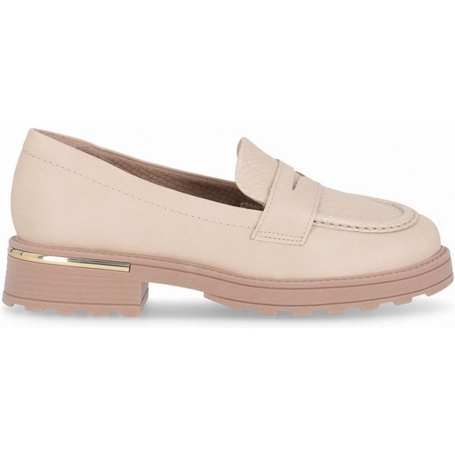 PICCADILLY MAXI - Sapato Mocassim Gisa Anabela Médio Brule