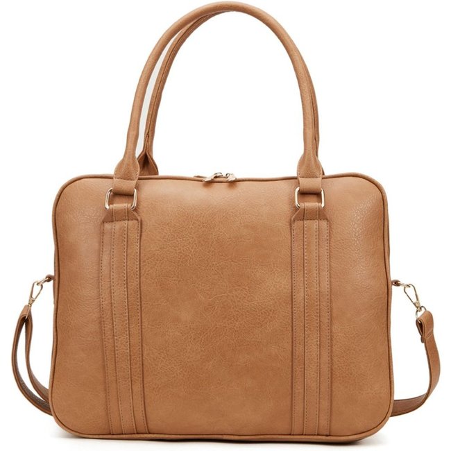 Bolsa De Notebook Grande Pasta Executiva Maleta Case Luísa Rinaldi Bege