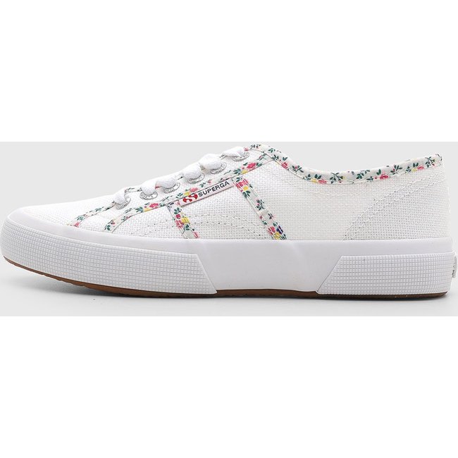 Tênis Feminino Superga Floral Branco