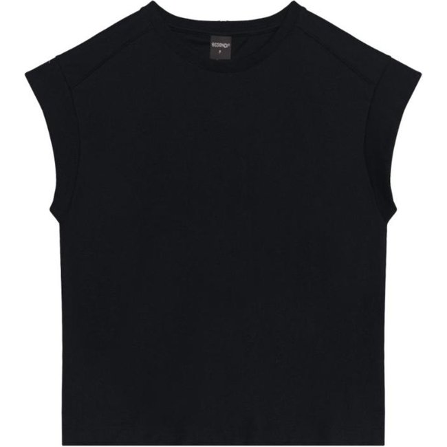 Blusa feminina em ponta roma Essendi Preto