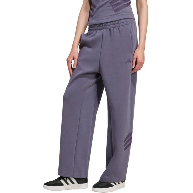 Calça Barras Abertas Future Icons Três Listras adidas Sportswear Roxo