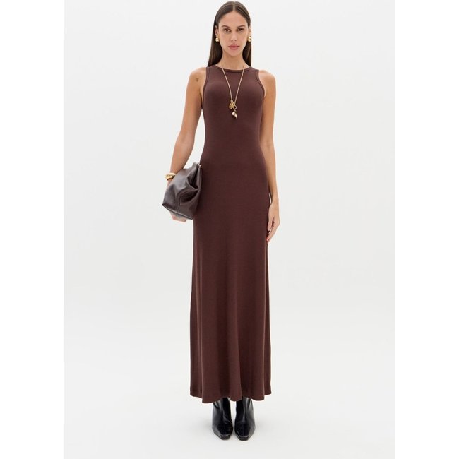 Vestido Super Midi Sem Mangas Lança Perfume