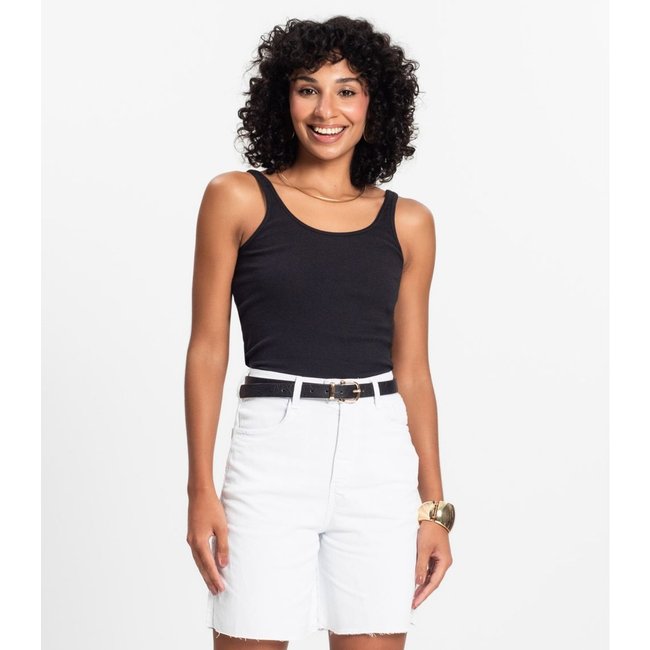 Blusa De Alca Básica Feminina Rovitex Preto