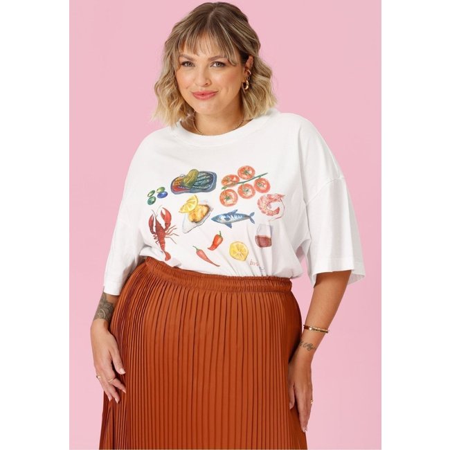 T-Shirts Over Sweet Fade BRANCO ACUCAR - Branco - in love