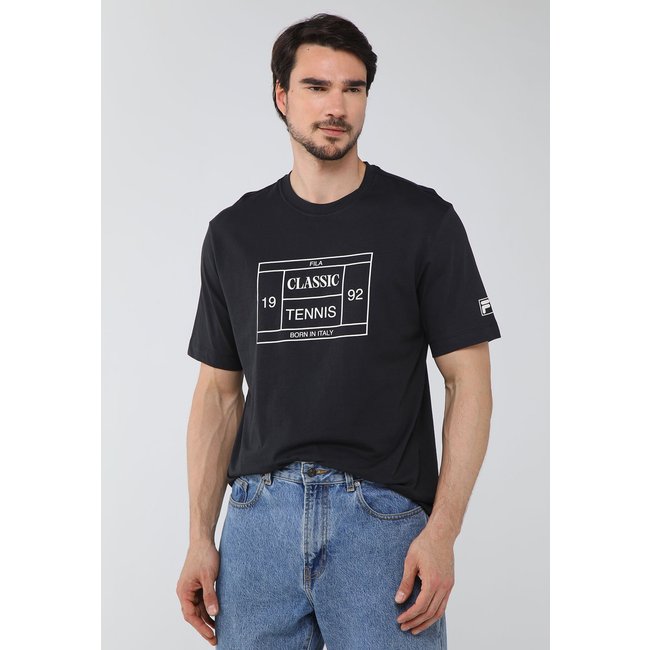 Camiseta Masculina Fila Comfort Tennis Union Preta