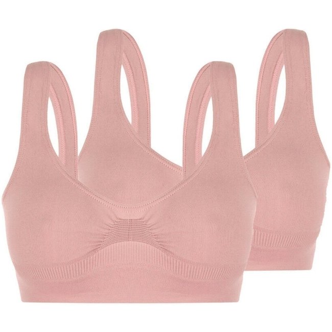 Kit com 2 Tops sem Aro e sem Bojo Loba 41300-001 Rosa