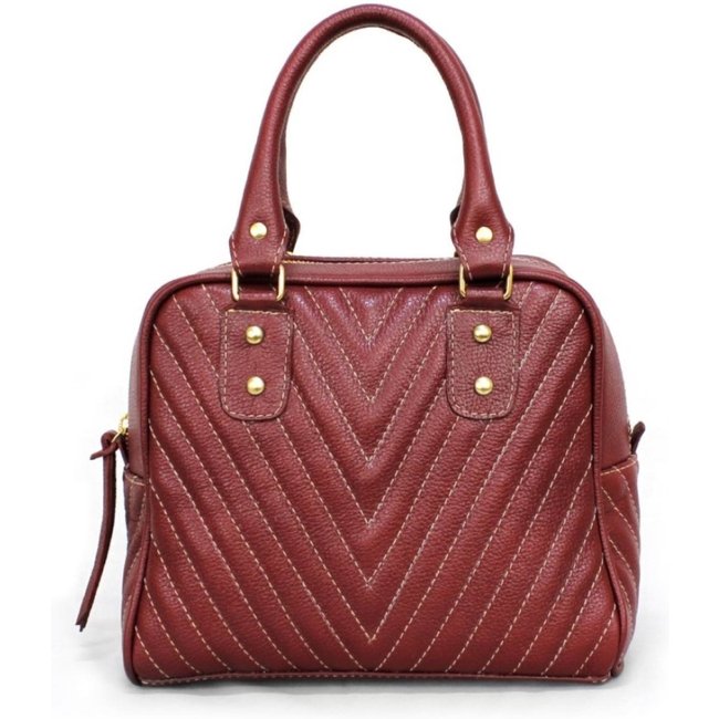 Bolsa SN Couros Viena Vermelho