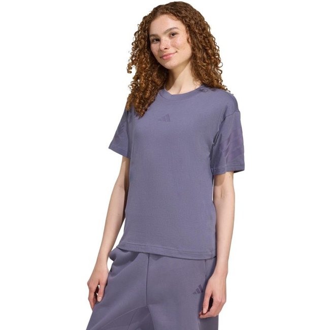 Camiseta Future Icons Três Listras adidas Sportswear Roxo