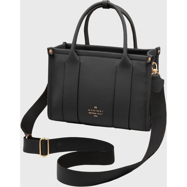 Bolsa Transversal Couro Mariart Acácia Preta