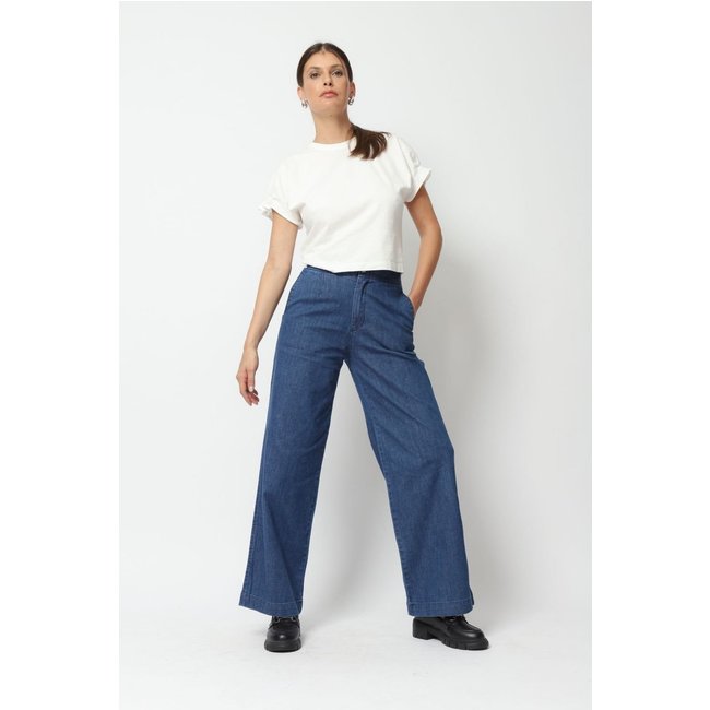 Calça Jeans Reta Alfaiataria 38 Gazzy
