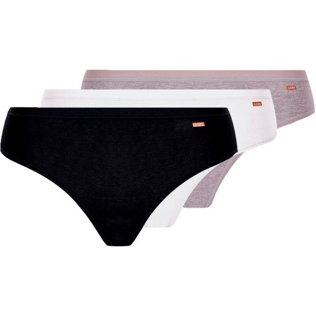 Kit com 3 Calcinhas Biquíni Loba 40353-001 Cinza