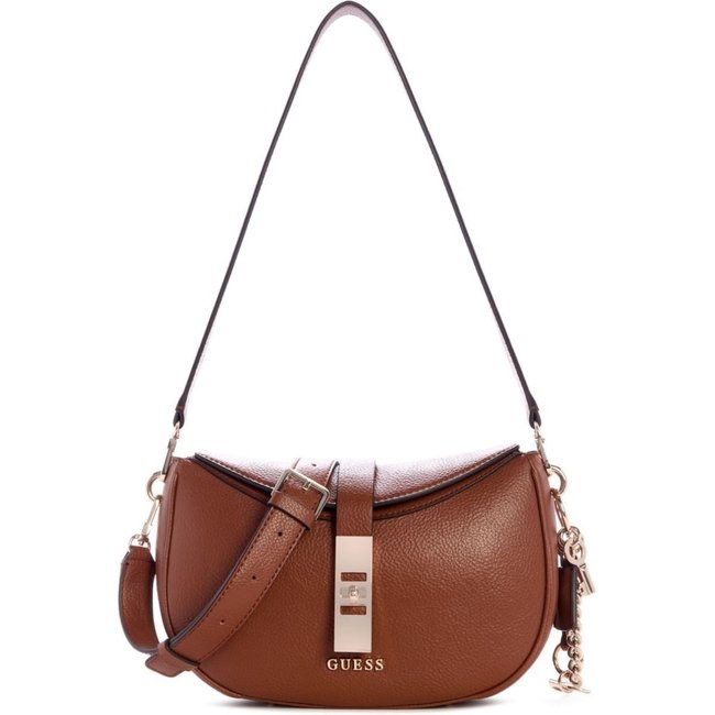 Bolsa Guess Brooke Shoulder Bag Marrom
