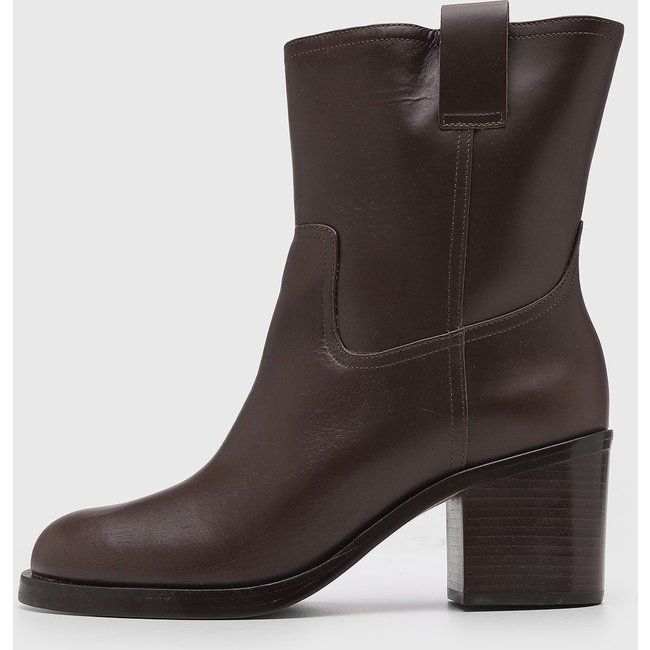 Bota Feminina Luiza Barcelos Salto Bloco Marrom