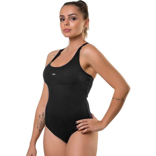 Maiô Elite Never Land Plus Size Feminino - Preto - elite