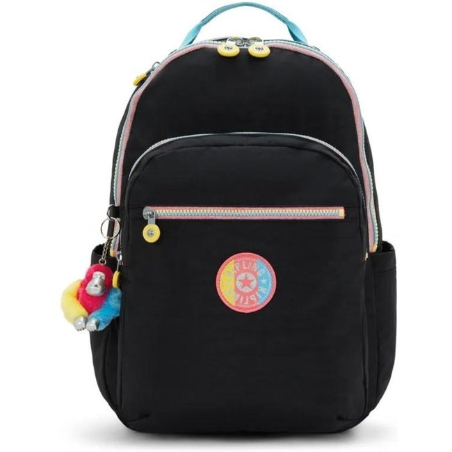 Mochila Kipling Seoul Galaxy Black FC