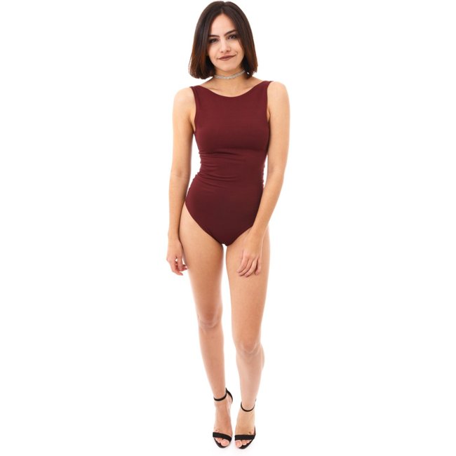 Body Moda Vício Regata Vinho