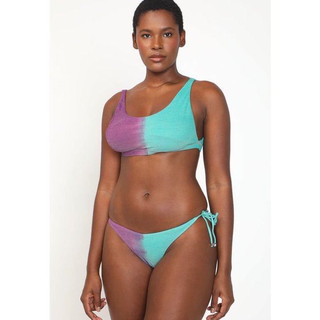 Calcinha HOPE RESORT String Sunset Tie Dye Verde