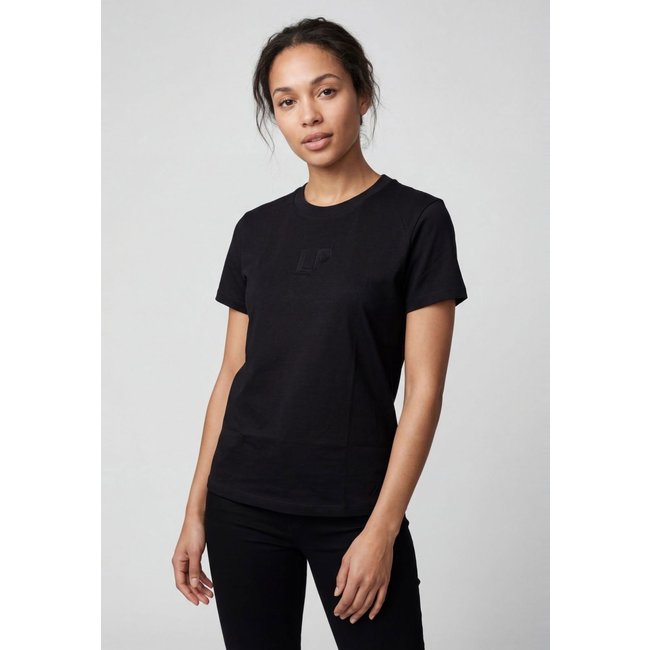 Camiseta Feminina Lança Perfume Decote Redondo Preta