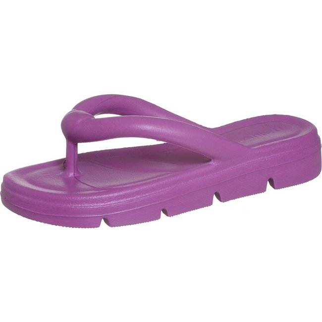 Chinelo Feminino Dedo Poofy Plataforma Eva Violeta