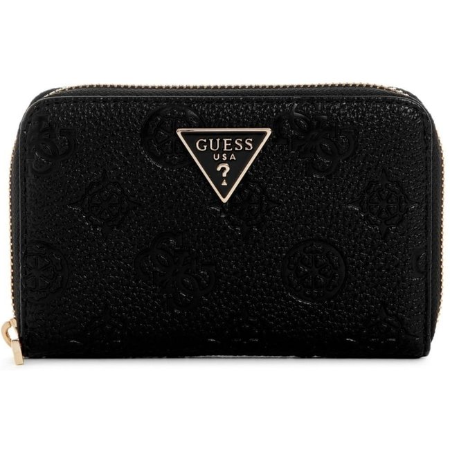 Carteira Guess Cresidia Ii Slg Med Zip Around Preto