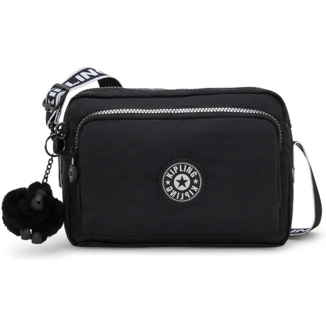 Bolsa Kipling Abanu M Zip Glorious Silver