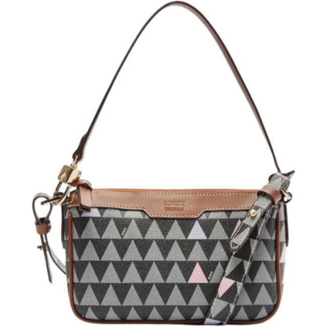 Bolsa Schutz Tiracolo Triangle Preto