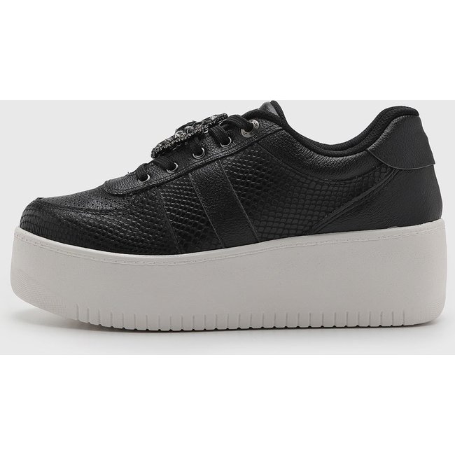 Tênis Feminino Jorge Bischoff Plataforma Preto