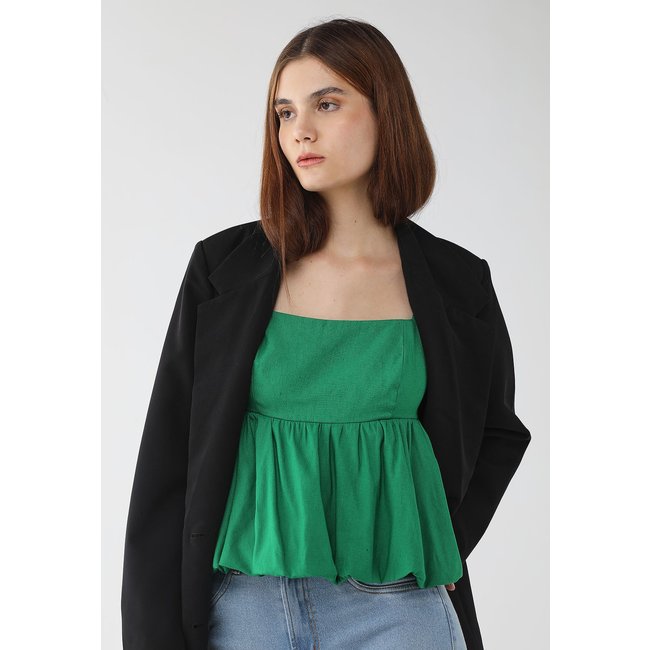 Blusa Feminina Colcci Alças Finas Verde