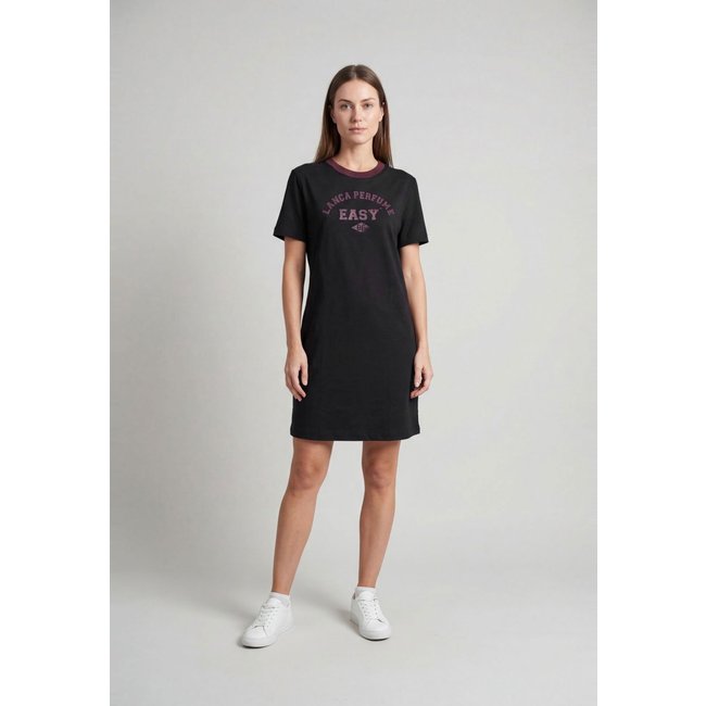 Vestido Feminino Lança Perfume Estampa Easy Preto