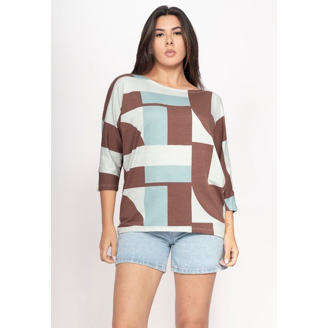 Blusa CabanaFree Morcego Ampla Manga 3/4 Santa Rosa do Tocantins