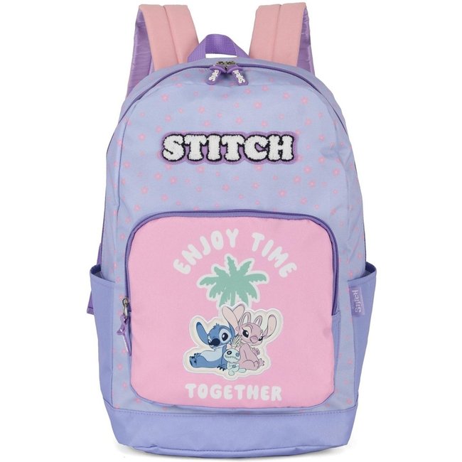 Infantil - Mochila de Costas Média Stitch Disney Roxo
