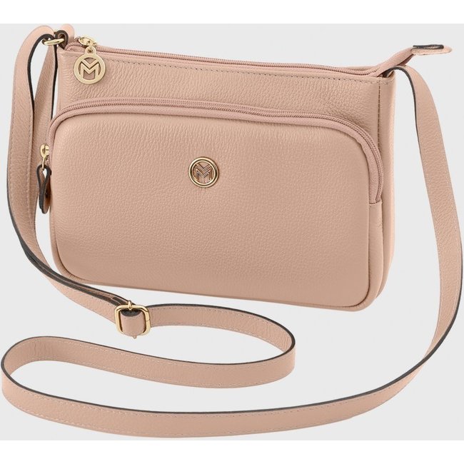 Bolsa Transversal Couro Mariart Rosalina Creme