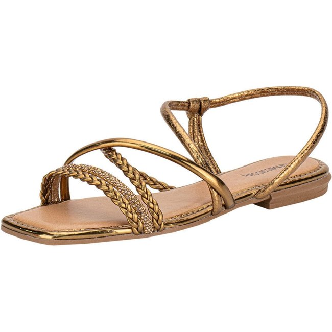 Sandália Feminina Flat Mississipi J0661 B0641661 Bronze