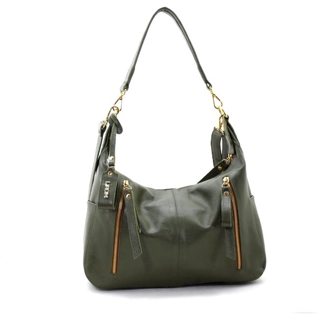 Bolsas Femininas Grife Lirom Couro Macio Detalhe Zíper